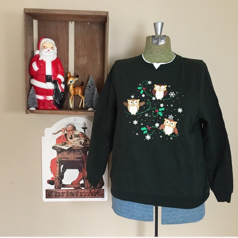 Owl Christmas Sweater / Sweatshirt